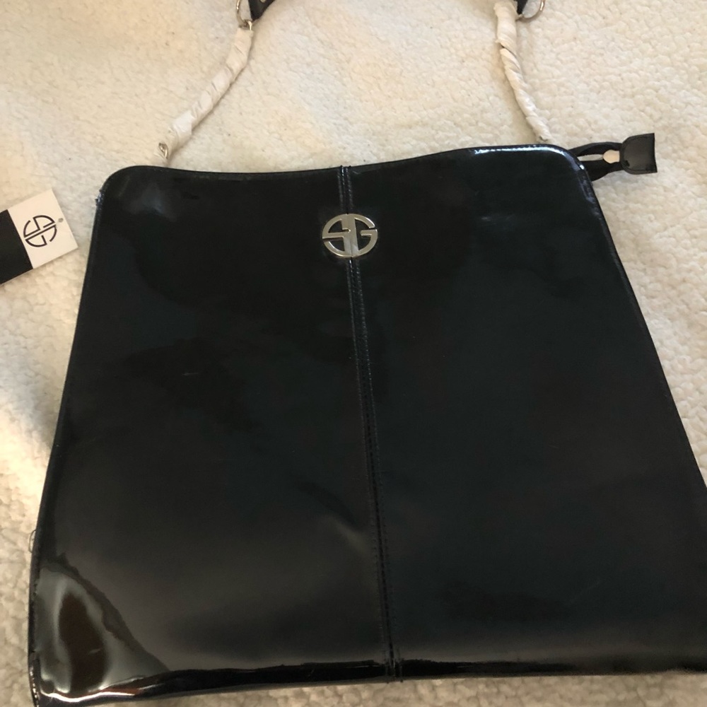 Patton leather laptop purse - NWT- 🖤💛
